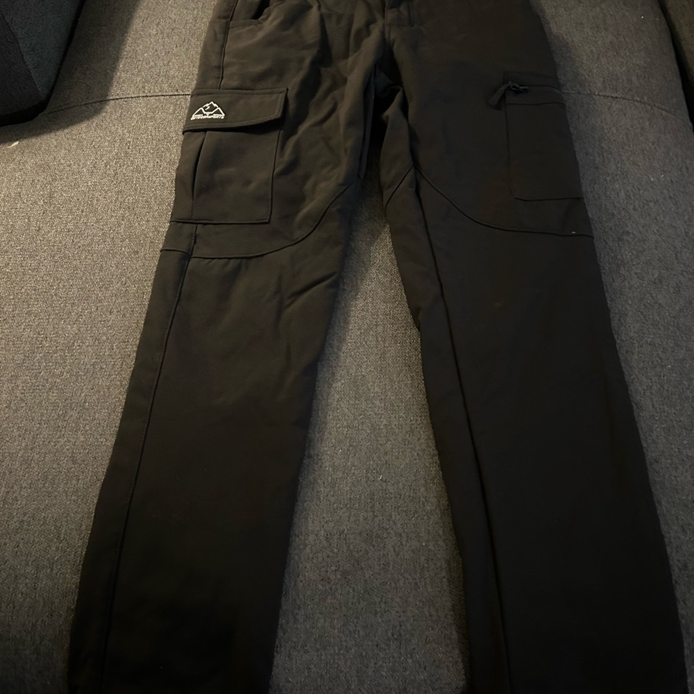 Men's Black Outdoor Cargo Pants